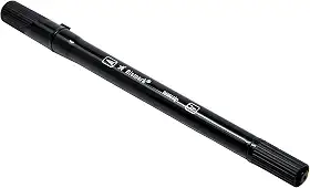 Marcador Dualtip, Bismark, PK0100CN15, Ponta Dupla, Preta