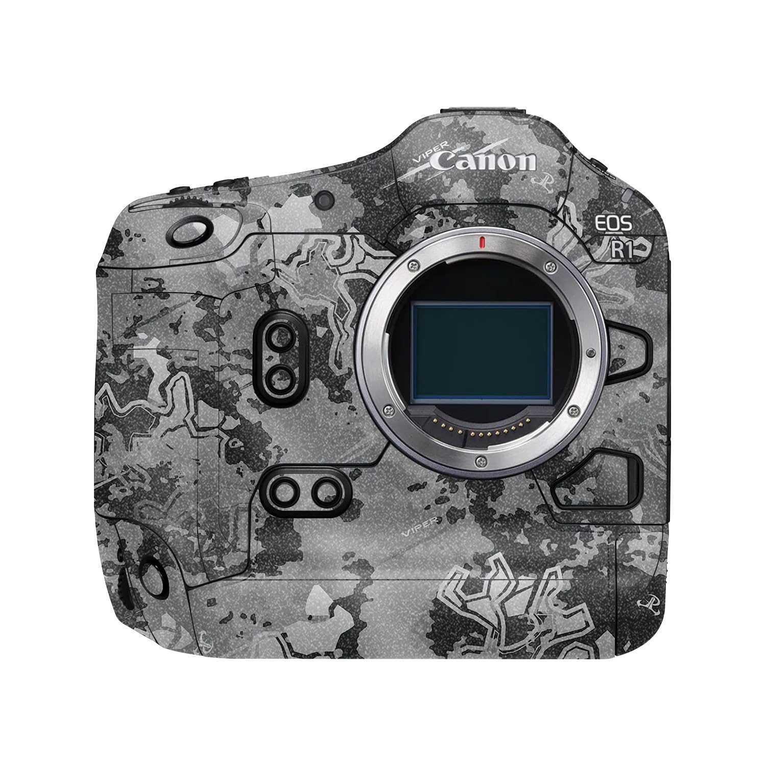 Glossy Glitter Camera Skin Compatible with Canon EOS R1 (2024) - Viper Urban - Premium 3M Vinyl Protective Wrap Decal Cover - Easy to Apply | Crafted in the USA by MightySkins