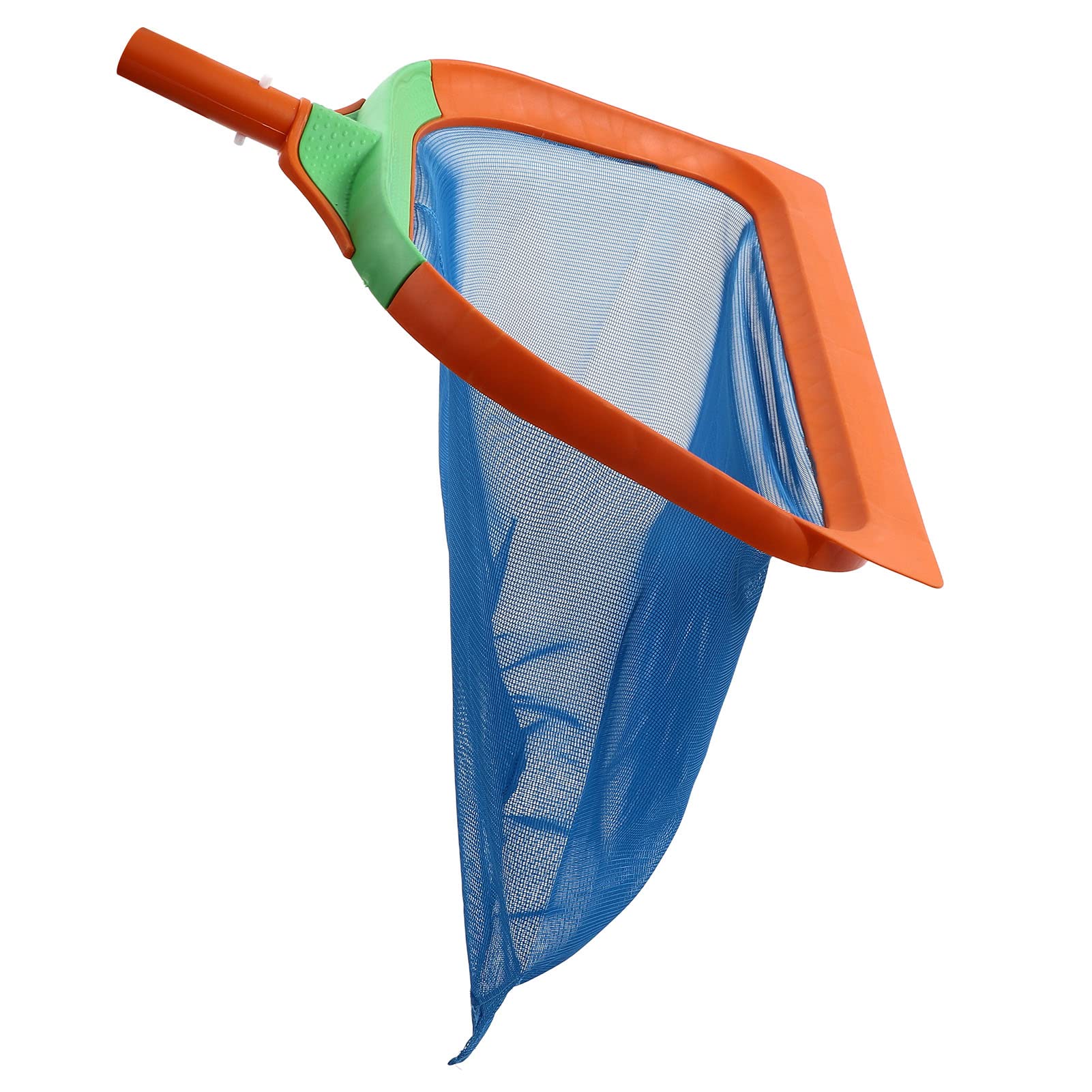 Skimmer de hojas de piscina – Red de nailon con plástico e 49 x 42,4 cm – Limpieza rápida, fácil instalación para piscinas, spas y fuentes