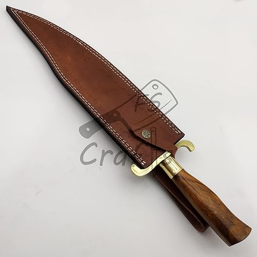 Miniatura 9 de Hecho a mano personalizado Damasco acero Alamo Musso Bowie cuchillo réplica cuchillo, Jim Bowie, JimBowie, cuchillo de caza, cuchillo de camping