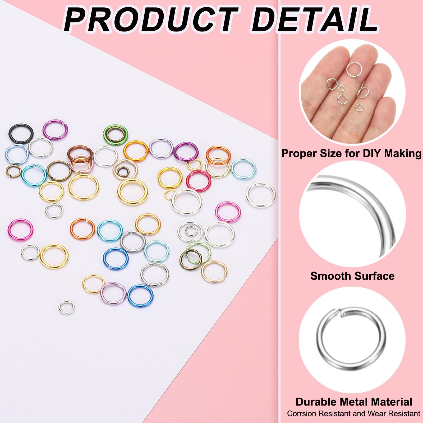 PATIKIL Open Jump Rings - Image 3