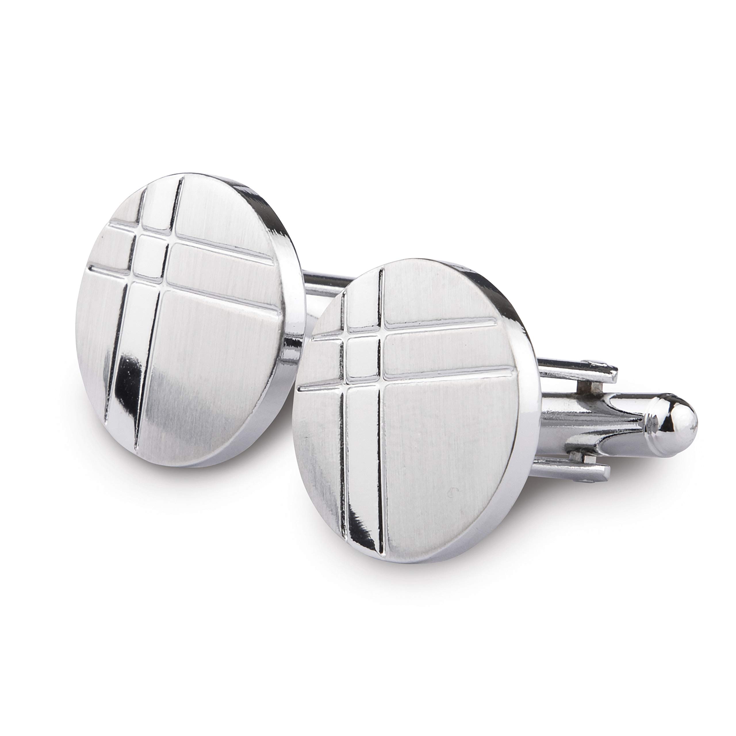 Kovove The Crossroad Silver Coloured Cufflinks (B07KDCZ964) Amazon Price History, Amazon Price Tracker