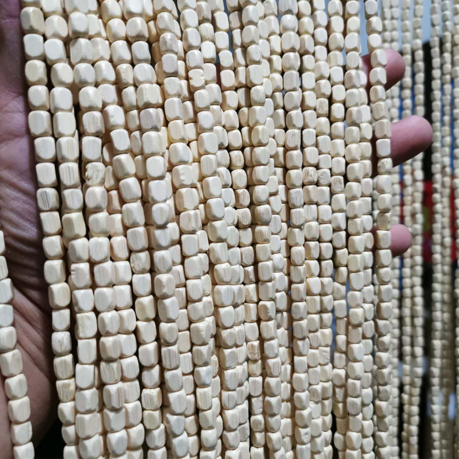 Rideau de Perles Exterieur En Bois,Rideau de Porte Perles,Rideaux Occultant Isolation Thermique,Panneau Draperie Rideaux Décoratif,pour Chambre Bureau,Personnalisable (80 strands (80x200cm))
