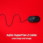 HyperX Pulsefire Haste 2 – Wired Gaming Mouse- Ultra Lightweight, 53g, 8000Hz Polling Rate, Precision Sensor, Hyperflex 2 Cable, Plug and Play – Black