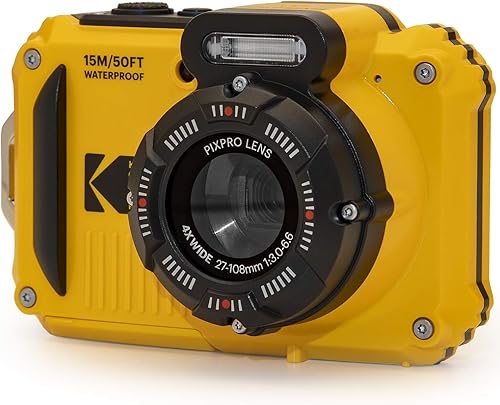Miniatura 5 de Cámara digital Kodak PIXPRO WPZ2 resistente, impermeable y a prueba de golpes 16MP con zoom óptico 4X, video Full HD 1080P, LCD de 2.7", tarjeta SD