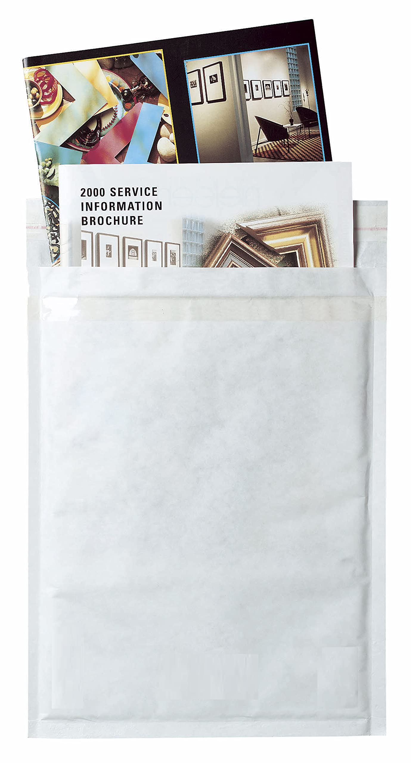 Jeco - Lot de 200 enveloppes à bulles d'air blanches taille G/7 int. 240 x 340 mm pochettes matelassées d'expédition PRO