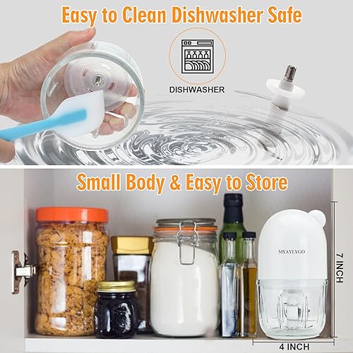 Miniatura 6 de Licuadora de alimentos para bebés y fabricante de alimentos, licuadora para bebés, máquina de puré de alimentos, molinillo de alimentos para bebés