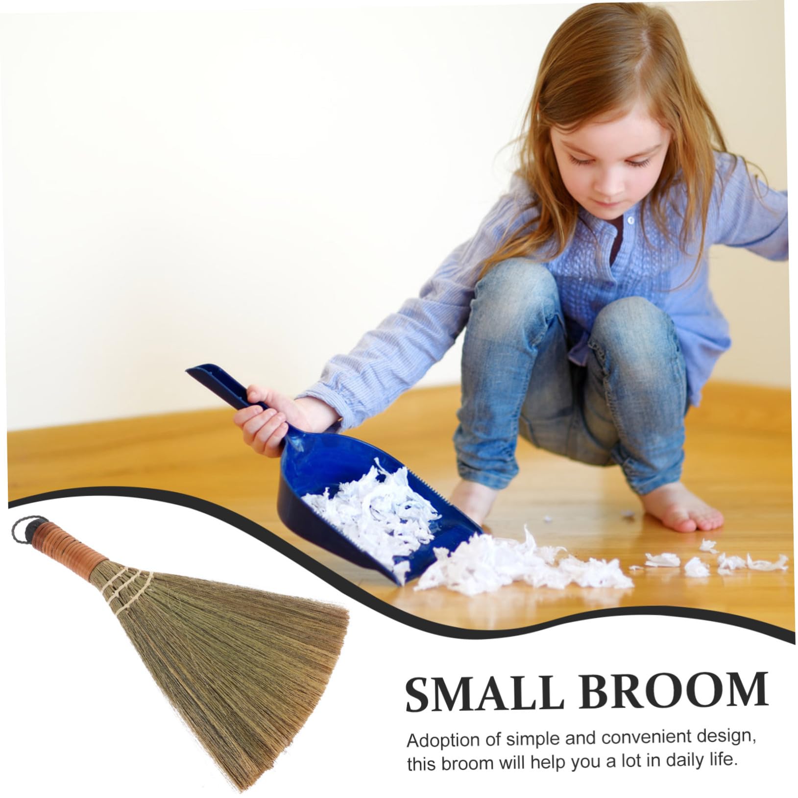 Garneck Broom Floor Cleaning Tool Asian Thai Duster Countertop Cleaning Sweeping Dust Brush Handheld Whisk Brush Cleaning Supplies Small Cleaning Brushes Table Decor Countertop Dust