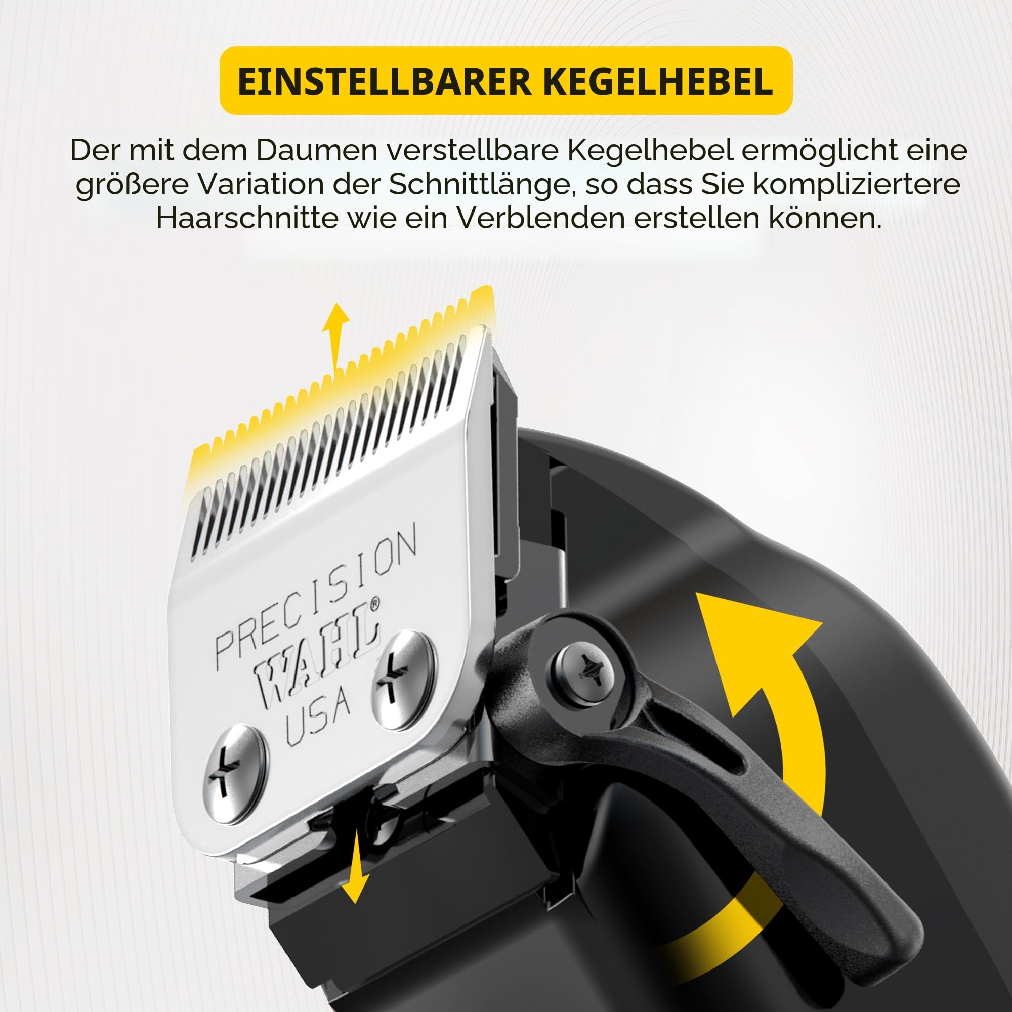 Wahl Haarschneider für Männer mit selbstschärfenden Präzisionsklingen, Elite Pro Head Shaver, Herrenhaarschneider, Secure Fit Premium Schneidkämme, Profi-Friseure, kabelgebunden