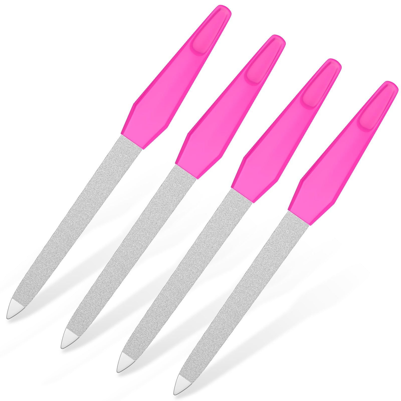 Photo 1 of Derlaier Nail File Set, Stainless Steel Nail File, Double-Sided Nail File Buffer, Manicure and Pedicure Tools to Make Your Nails and Toenails Smoother and Brighter, Suitable for Both Men and Women.