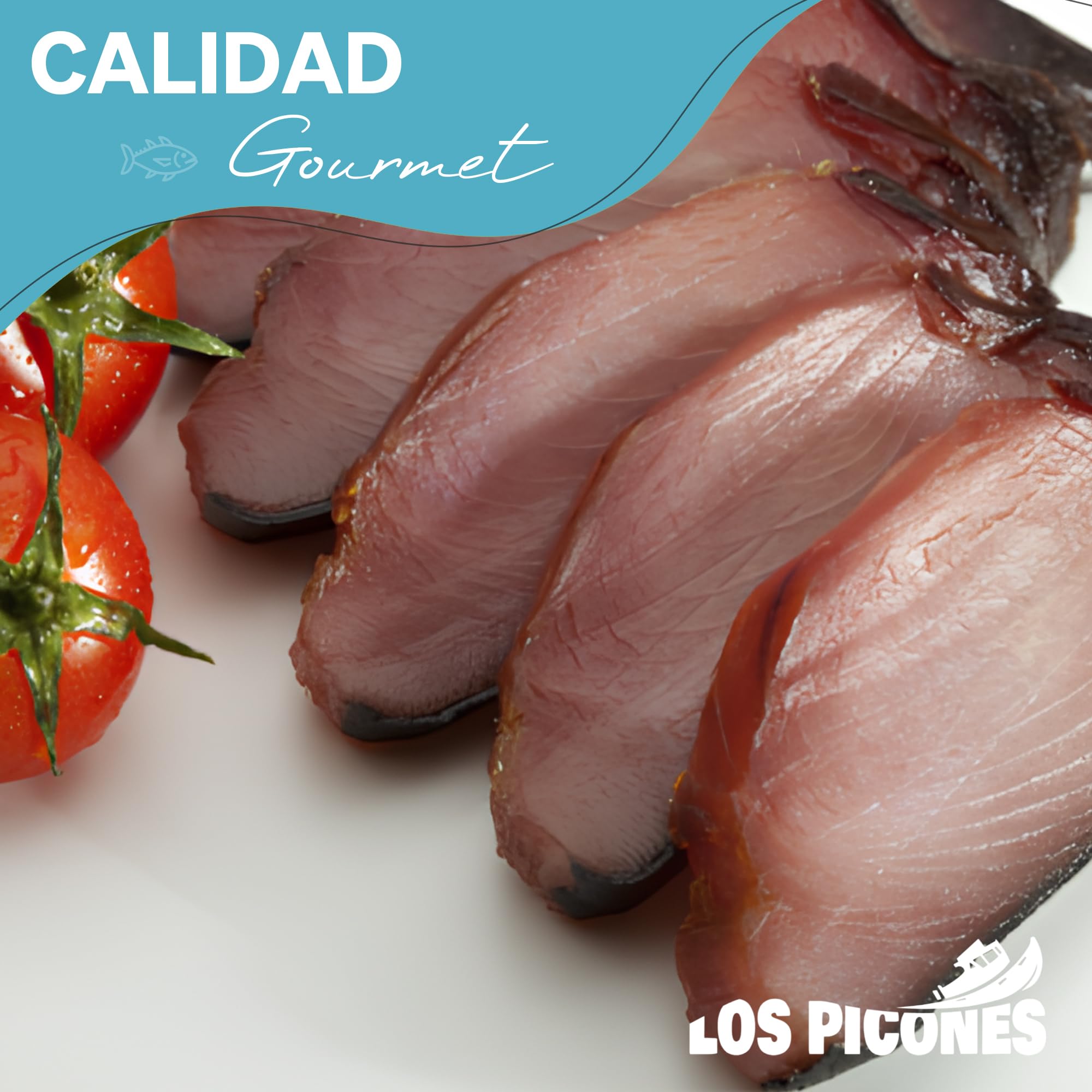 Los Picones Gourmet® Bonito del Norte Entero (Aprox. 1.500 kg) I Conservas de Pescado Gourmet I Pescado Fresco I Salazones y Ahumados I Aperitivos Gourmet I Tapas Españolas.