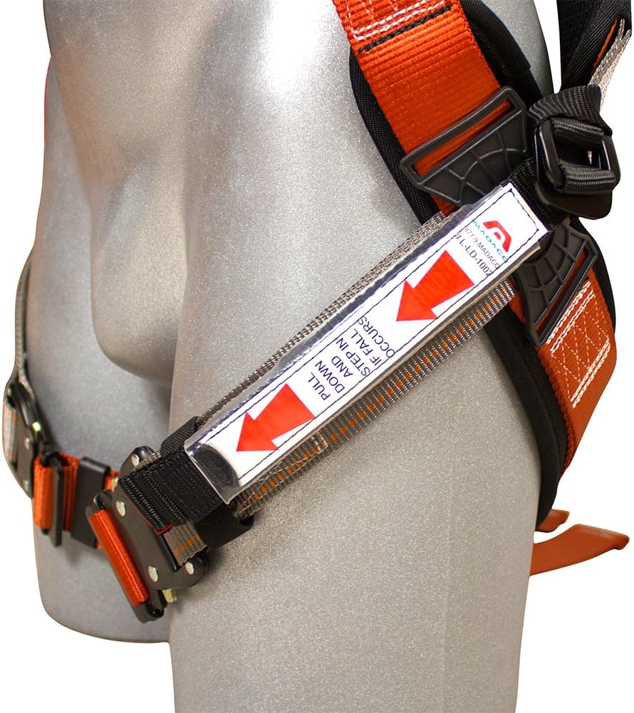 Madaco Roof Construction Fall Protection Heavy Duty Industrial Safety 33IN Post Fall Relief Strap ANSI OSHA L-LD-1002