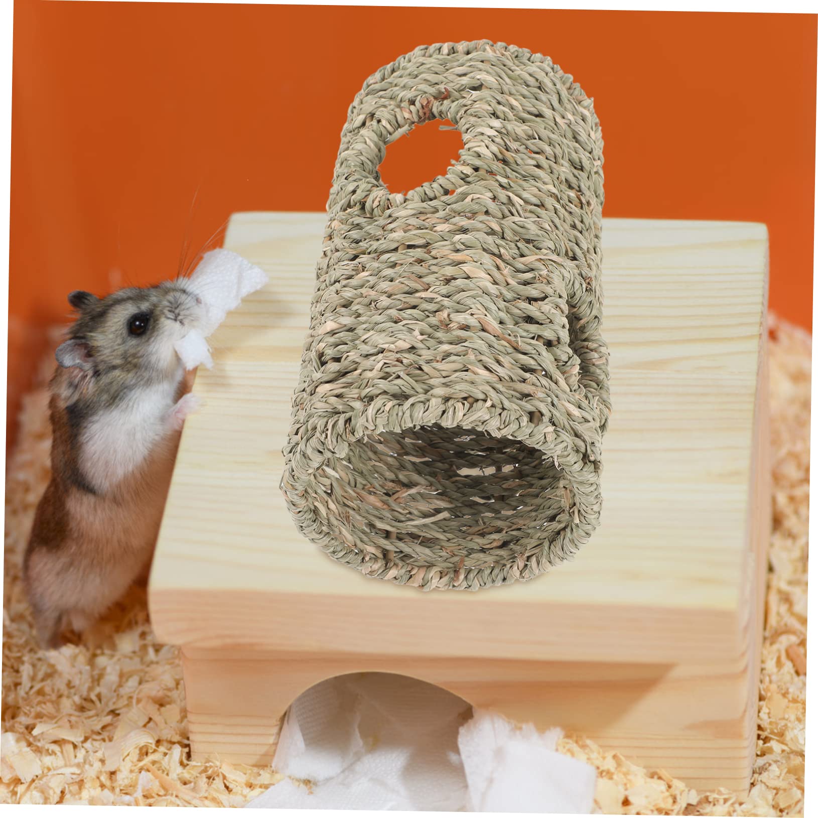 Amazon.co.jp: BESTOYARD わらのおもちゃのトンネル ハムスター