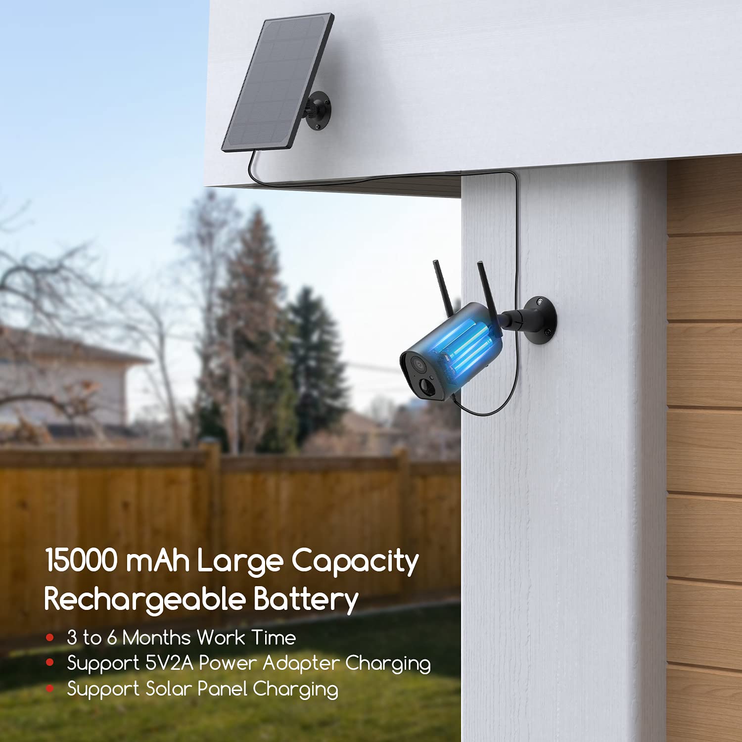Amazon.com : COOAU Security Camera Outdoor, 1080P Wireless