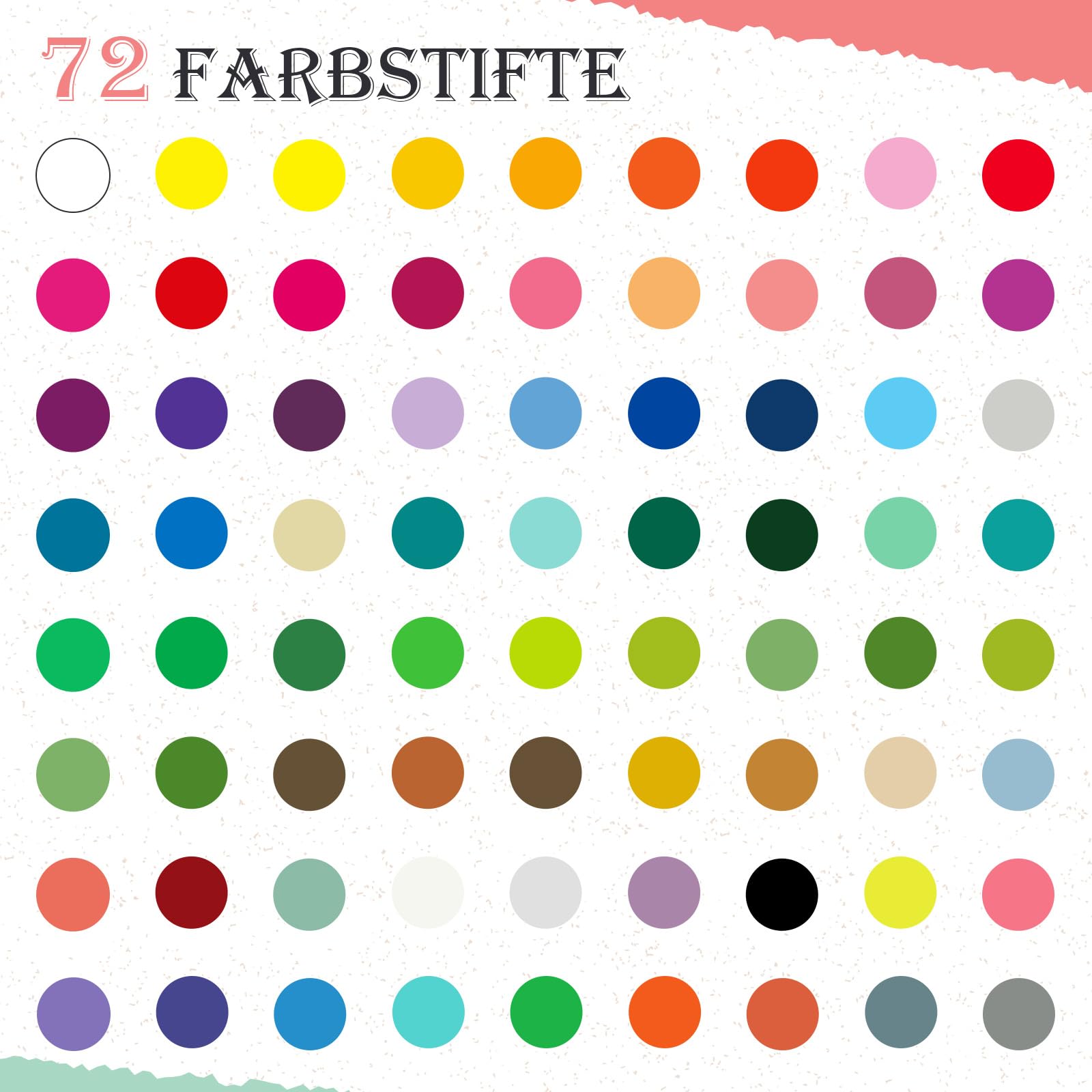 72 Buntstifte Set- Professionelle Buntstifte für Erwachsene und Kinder, Farbstifte Perfekt für Künstler Skizze Malstifte Set zum Zeichnen Ausmalen