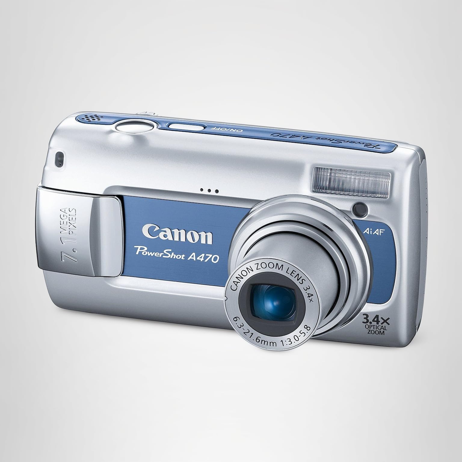 Amazon.com : Canon PowerShot A470 7.1 MP Digital Camera with 3.4x