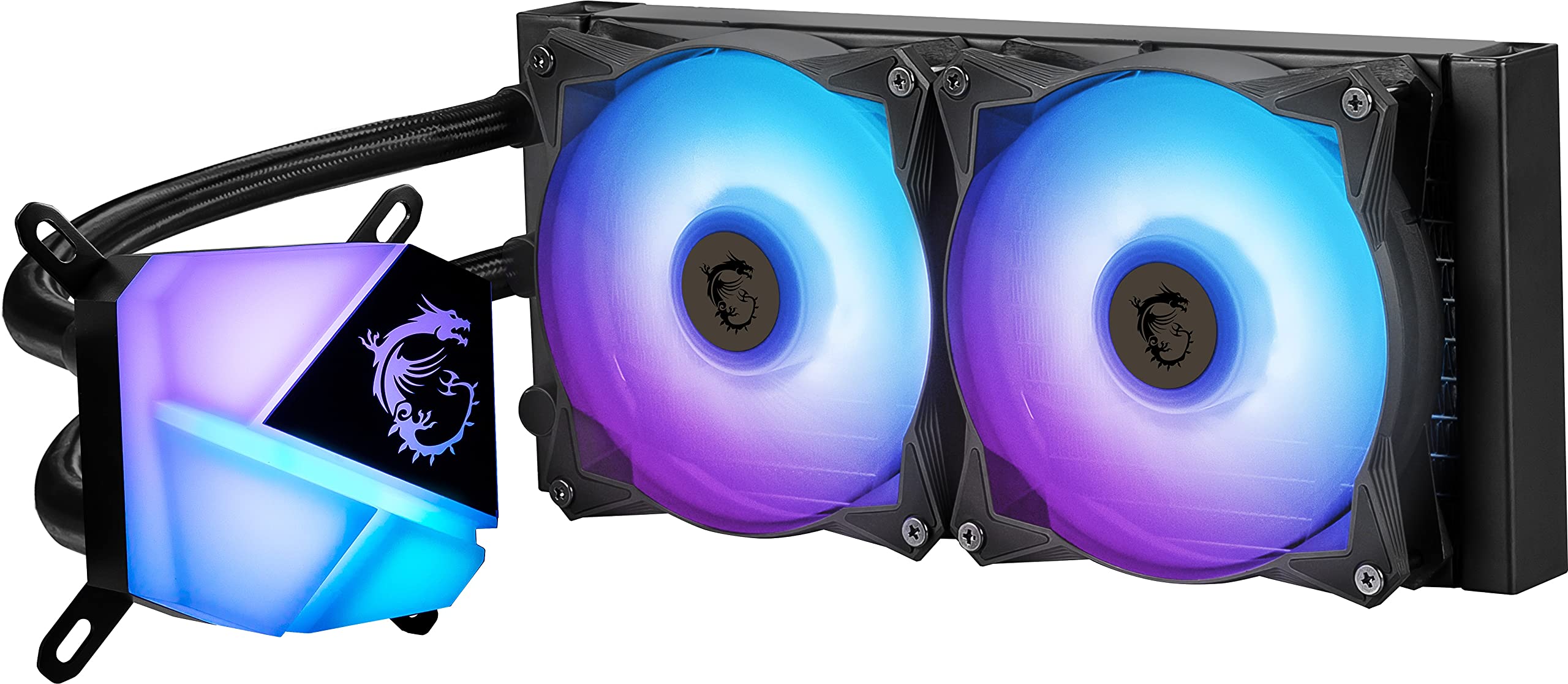 MSI MAG CoreLiquid C280 AIO ARGB CPU Liquid Cooler 280mm Radiator