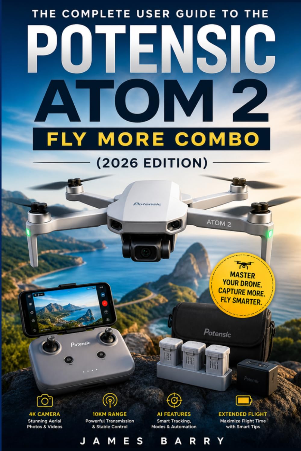 The Complete User Guide to the Potensic ATOM 2 Fly More Combo (2026 Edition): Master Setup, Flight Controls, Camera Features, and AI Tracking for Stunning Aerial Photography and Video