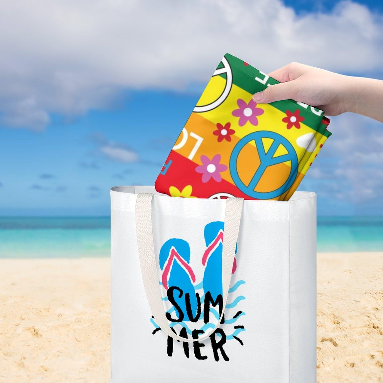 PEACEMINUSONE - peaceminusone ビーチタオル レッドPMO BEACH TOWEL peaceminusone BEACH TOWEL #1 RED タオル（殿堂 #1 TOWEL BEACH