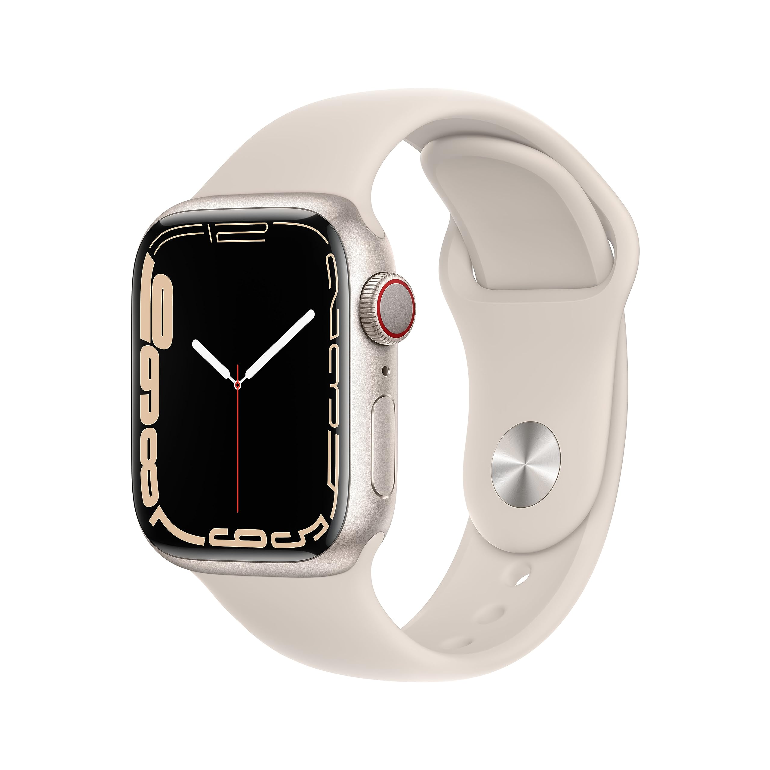Apple Watch Series 7 (GPS, 41mm) Reloj Inteligente con Caja de Aluminio en Blanco Estrella - Correa Deportiva Blanco Estrella - Talla única. Monitor de entreno, Resistencia alagua — view 10