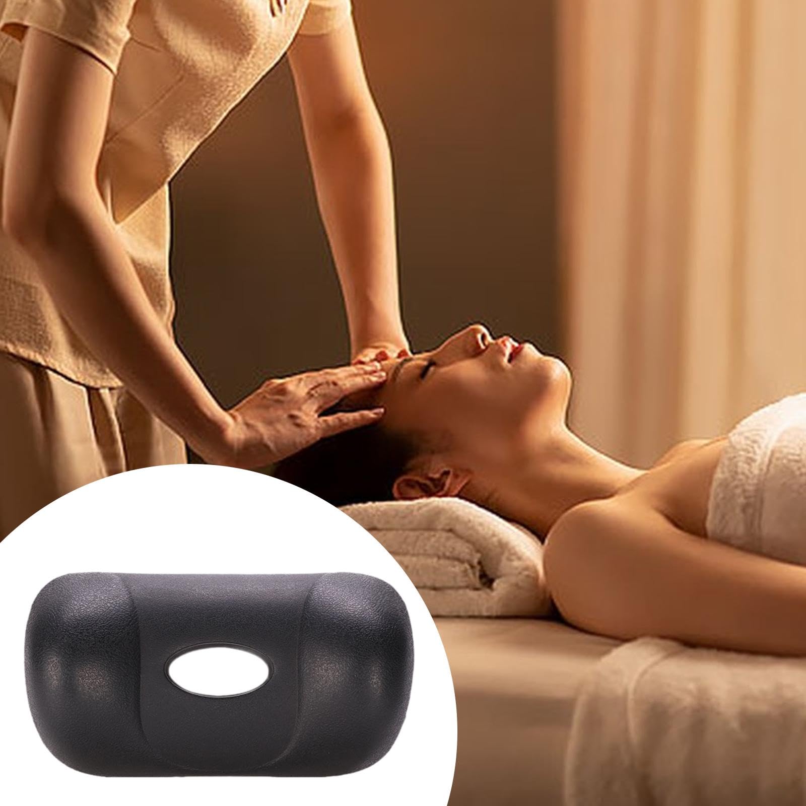 Almohada de Baño Ergonómica para Spa, Almohada Antideslizante para Bañera, Reposacabezas para en El Hogar.