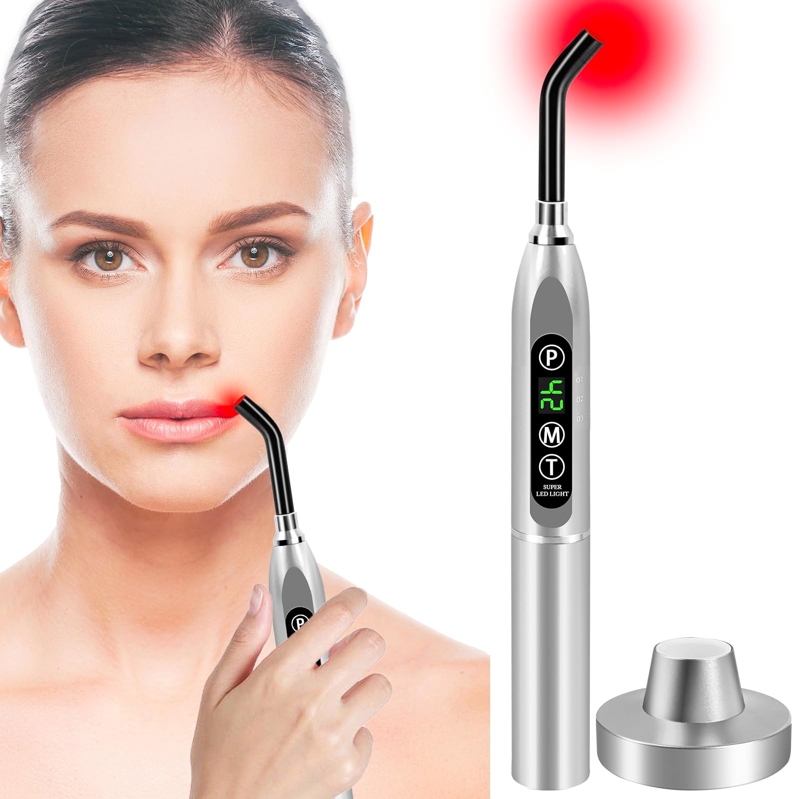 Red Light Therapy Cold Sores Treatment&Fever Blister,Canker