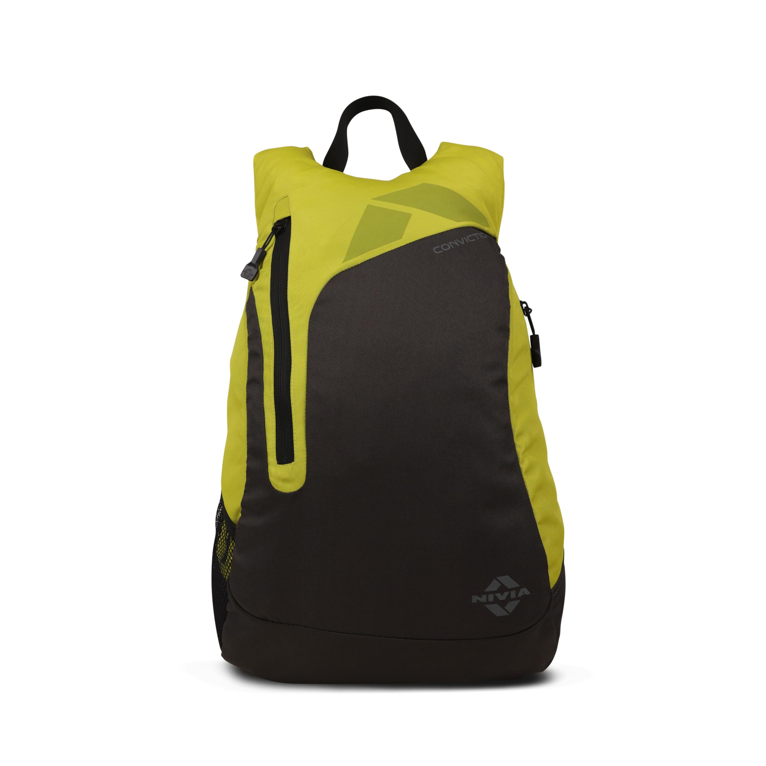 Nivia Conviction 2.0 Sports Backpack For Men And Women, 25L Lightweight Gym And Training Bag With 15-Inch Laptop Compartment, Padded Straps, Quick Access Pocket, Side Bottle Holder (Black/Yellow)-picture-18