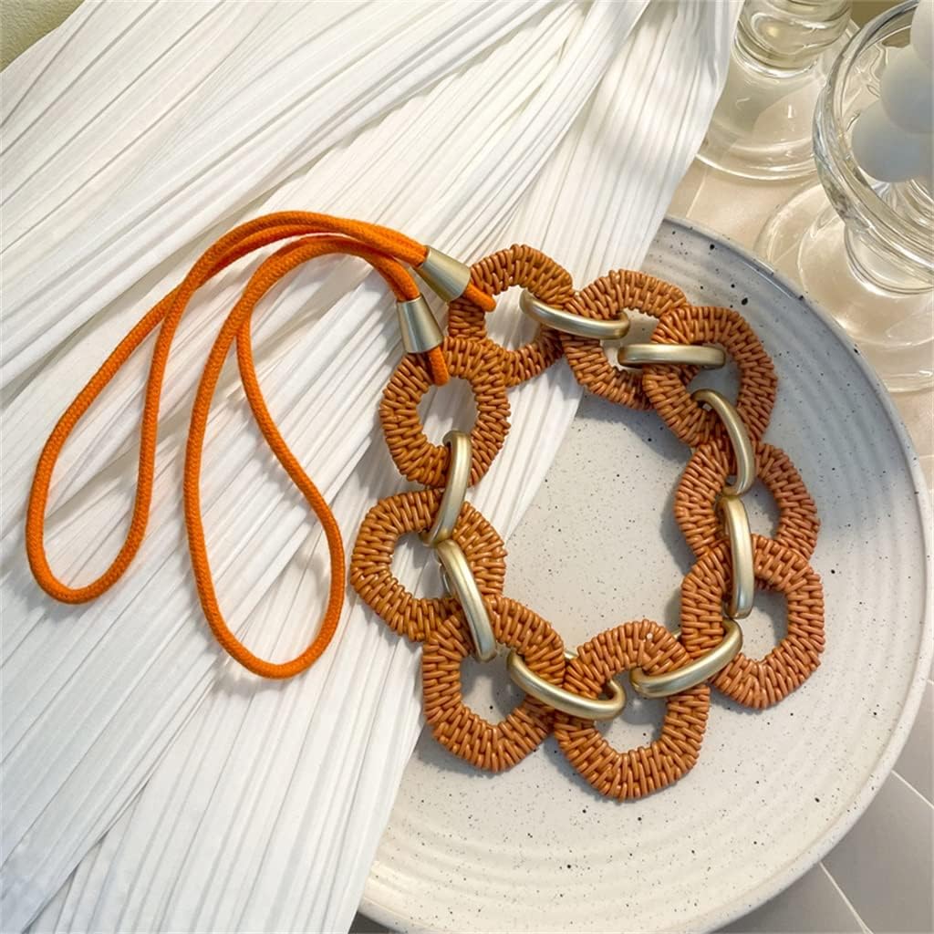 FMURY Curtain Tie Curtain Belt Accessories Curtain Holder Buckle Handmade Rope Home Decor(E)