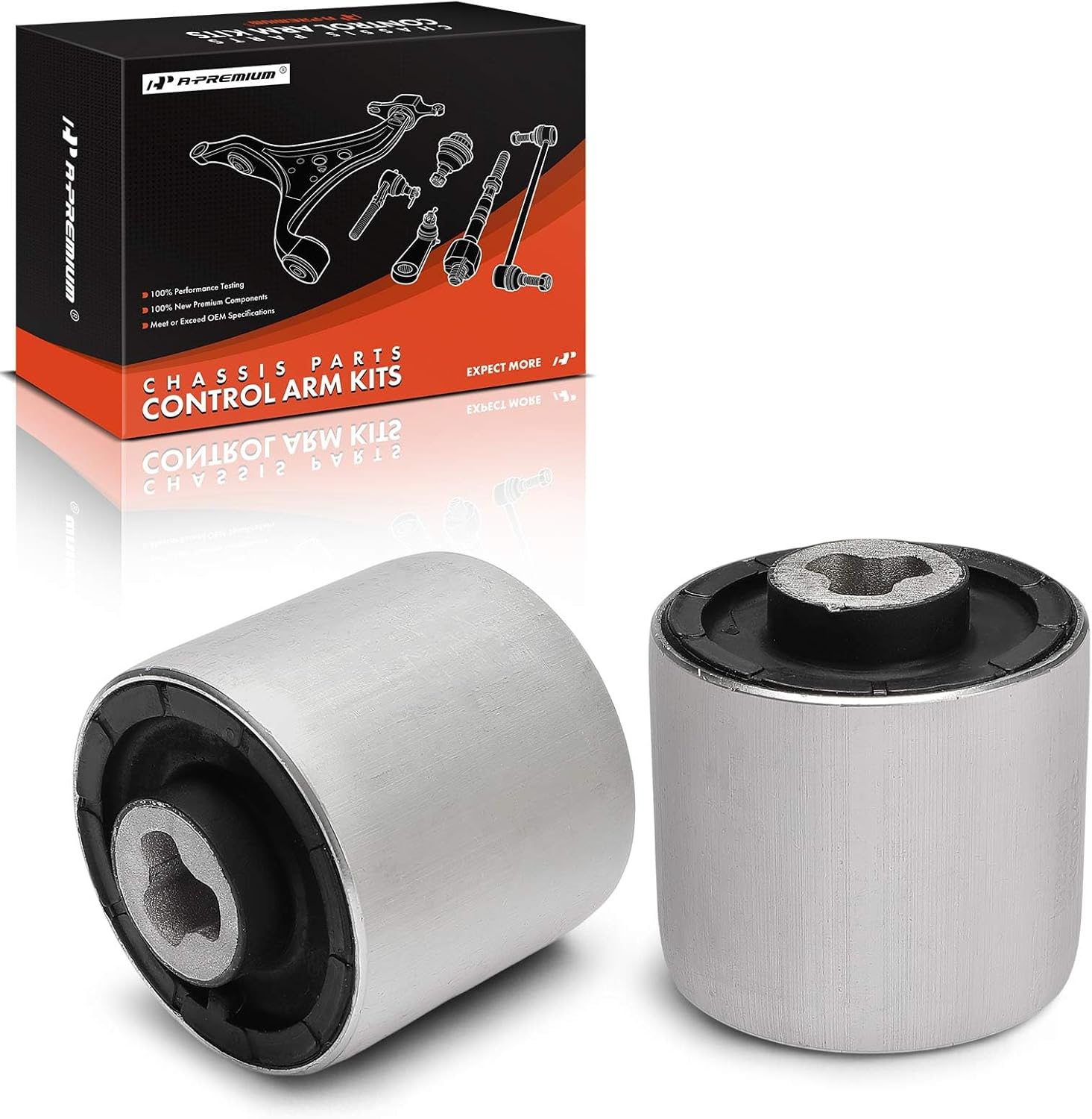 A-Premium 2 x Front Lower Inner Forward Control Arm Bushing Kit, Compatible with Mercedes-Benz E350 2010-2016, E400 2013-2016, E550 2010-2011, E250 2014-2016, RWD