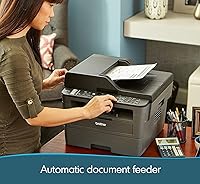 Vista 7 de Brother MFC-L2710DW Wireless All-in-One Monochrome Laser Printer for Home Office, Black - Print Copy Scan Fax - 32 ppm, 2400 x 600 dpi, 50-Sheet