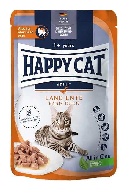 Happy Cat Culinary Meat in Sauce Land Pato Pouch 85 g