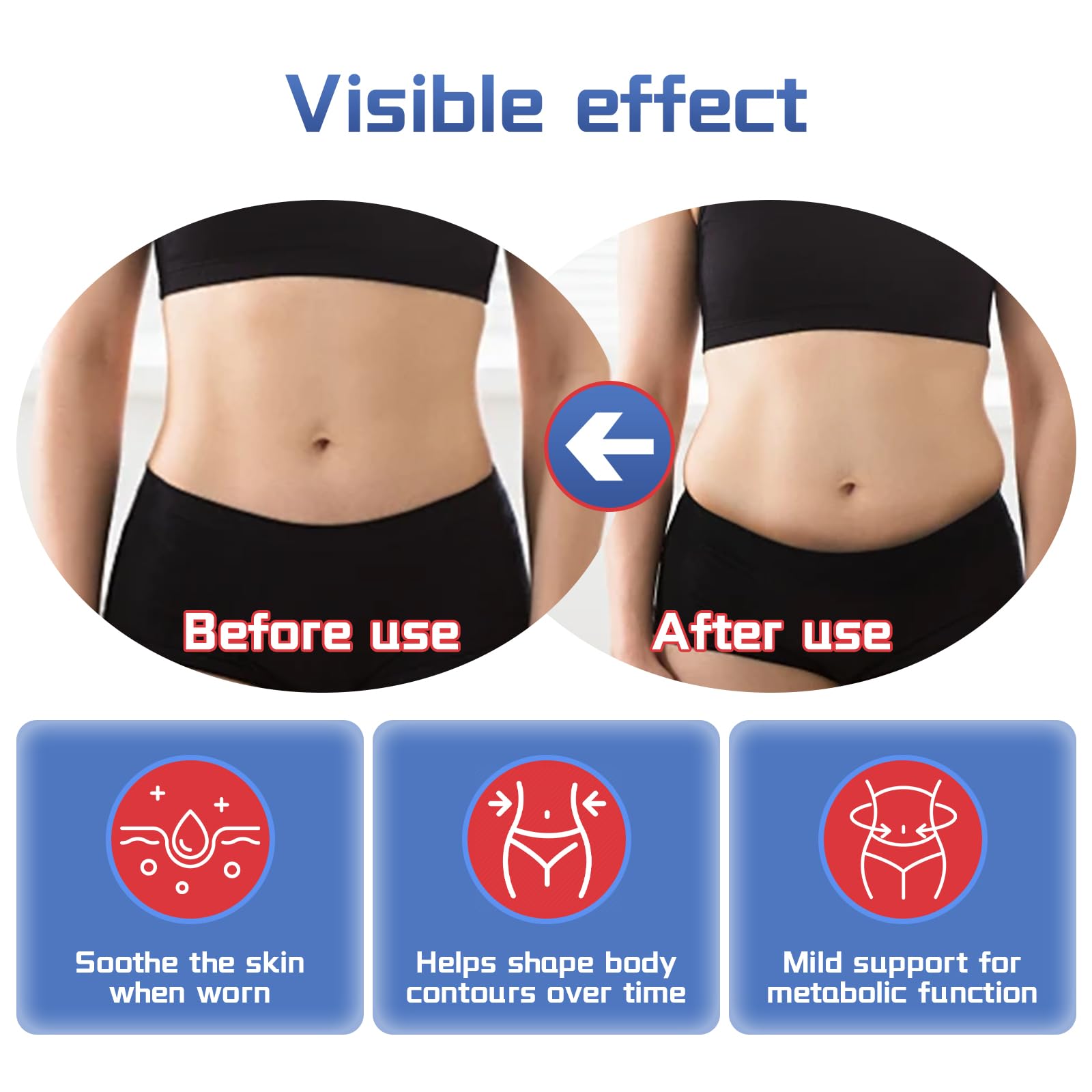 90 Stück Abnehmpflaster, Kosmetisches Körperpflege Patch, Hautfreundliches Pflegepflaster komfortabel zur äußeren Anwendung Vorteilspack mit 90 Pflastern für Alle Körpertypen - 4