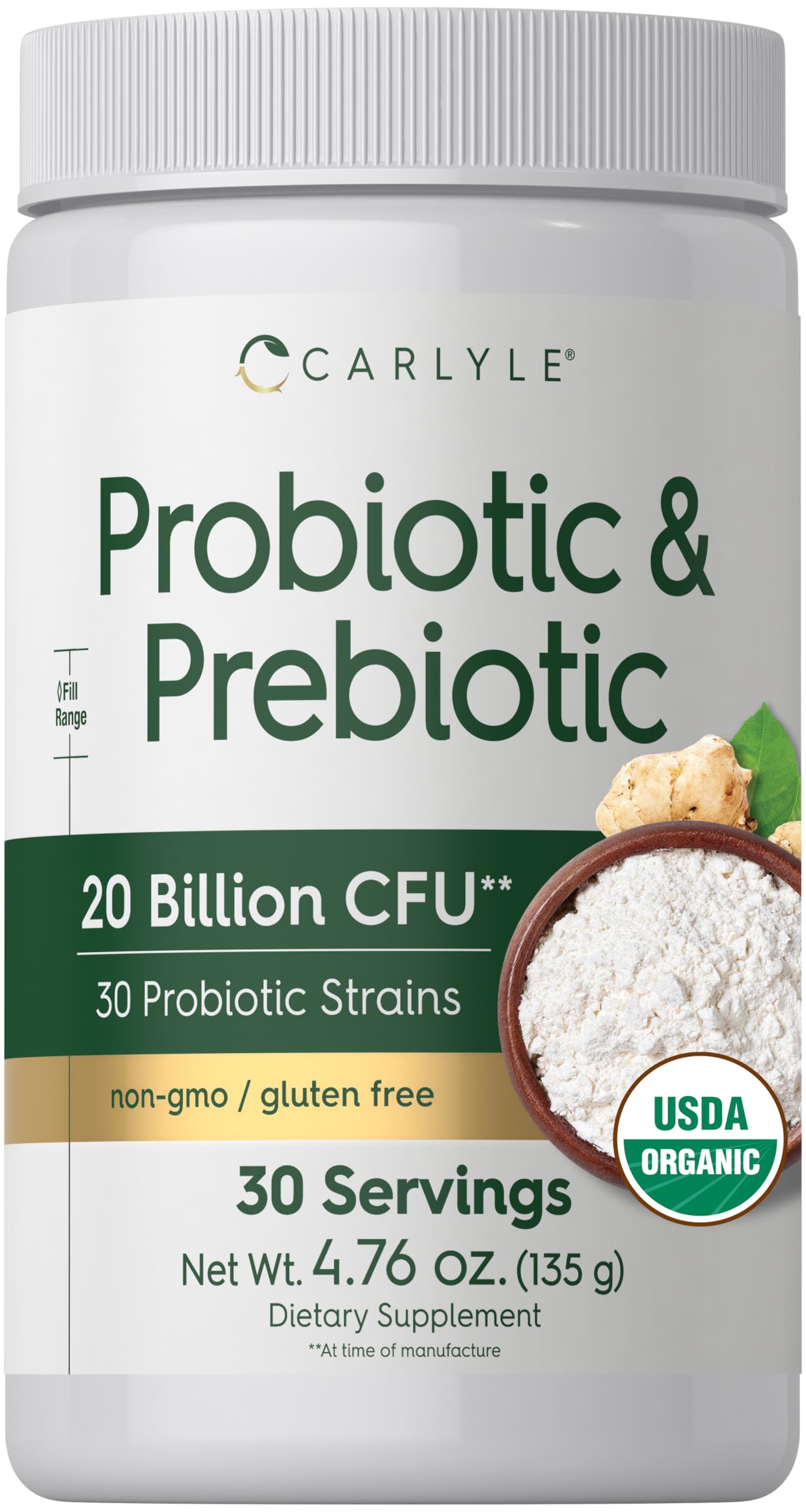 Carlyle Probiotic and Prebiotic Powder