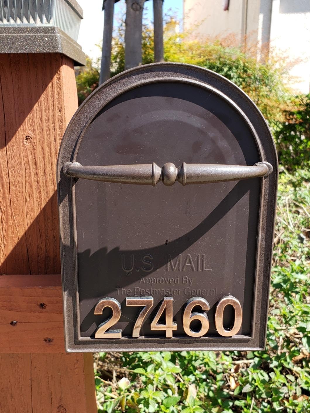 1.5 Inch Mailbox Numbers, Self Stick 3D Door Numbers, Decor Sign Number Stickers for DIY Craft. (1.5 Inch - Pack of 10, Bronze)
