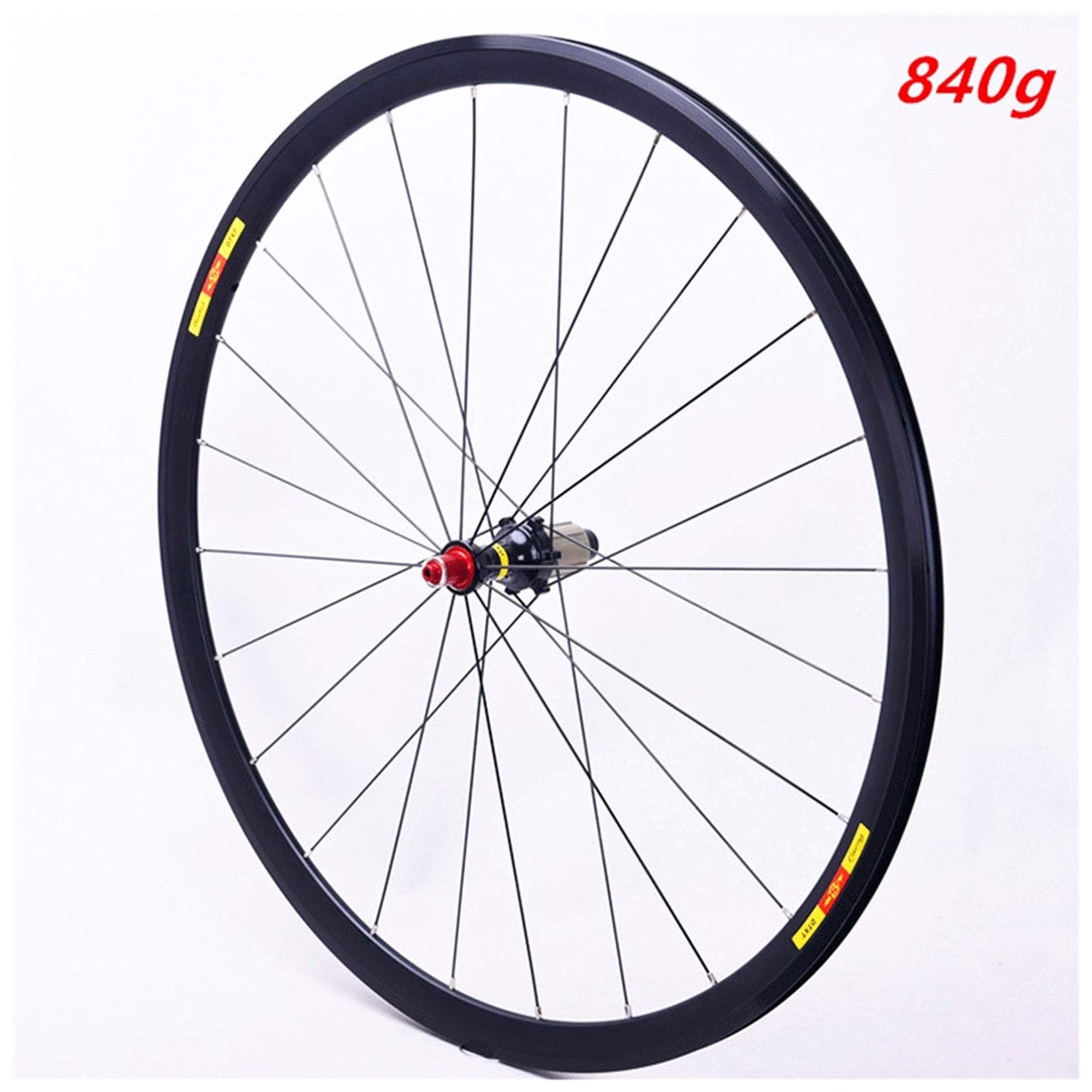 Ruote Set di Ruote per Bici da Strada 700c Ruota Anteriore E Posteriore per Bicicletta da 28 Pollici Cerchio in Lega A Doppia Parete 30mm Freno C/V 8-11 velocità QR 1560g