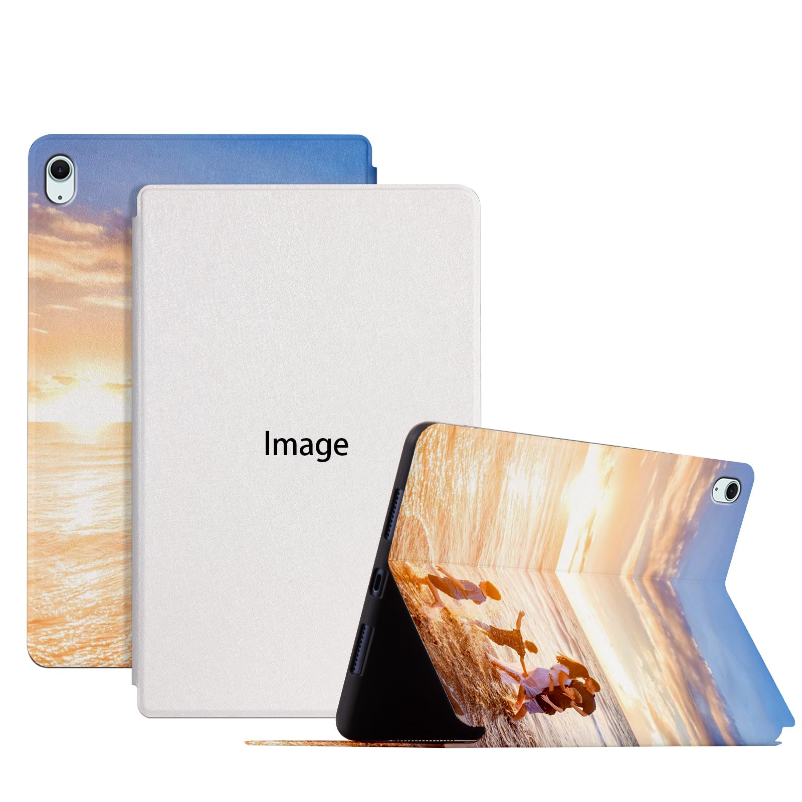 Nuouxoco Design Your Own Photo Tablet Case for iPad Air 11 Inch Case (M3/M2-2025/2024), iPad Air 5th Generation 2022/4th Gen 2020 10.9 Inch, Slim