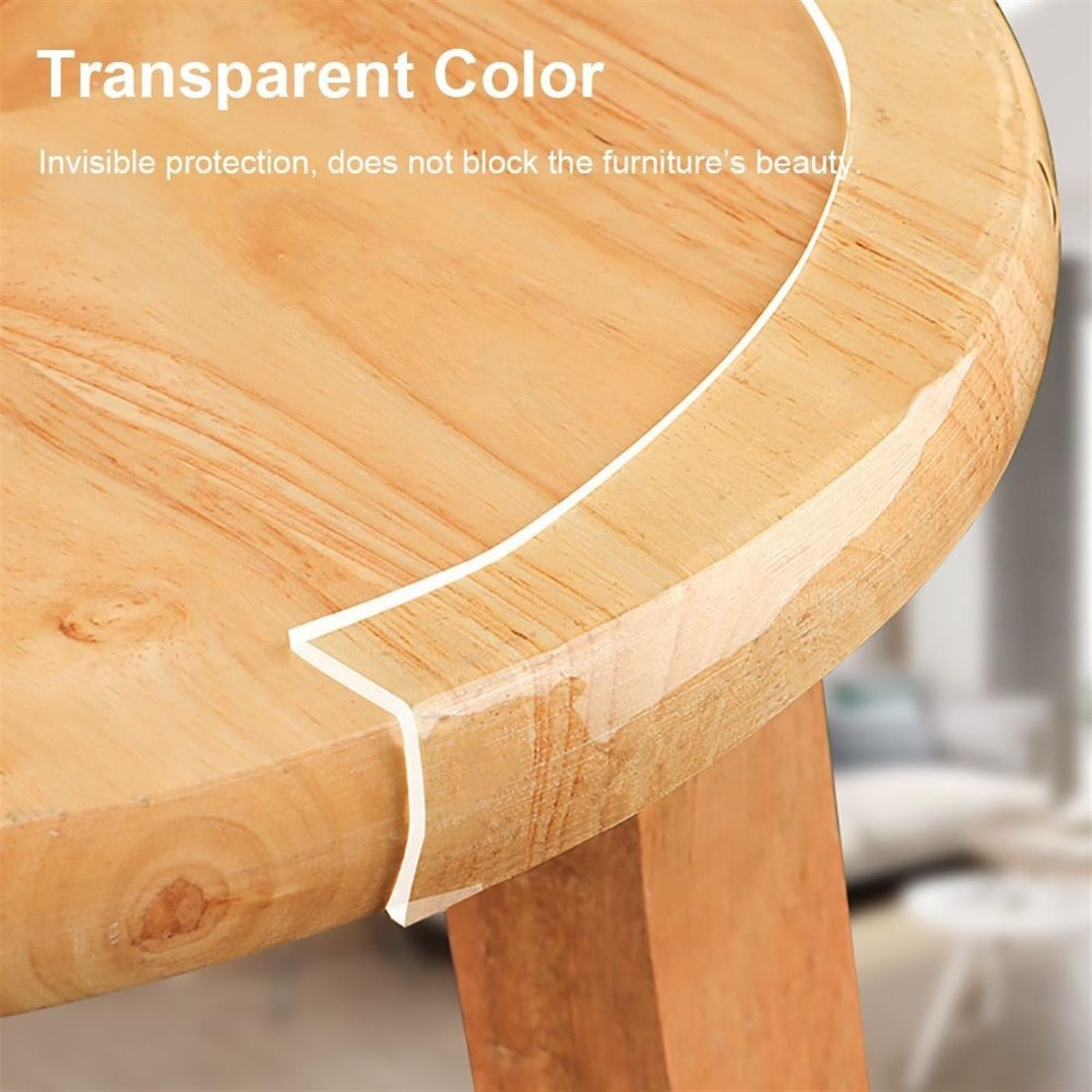 Protectores de Esquinas para mesas, Seguridad Infantil, 1 Unidad, Cinta Protectora para Muebles, Tira autoadhesiva Transparente, a Prueba de Golpes, Parachoques Suave para niños