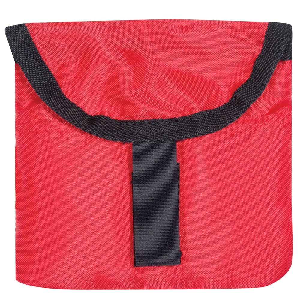 Dura-Tech Braiding & Banding Bag | Keeps Braiding and Banding Tools Handy | Hang from Halter for Horses or Belt | Padded Pocket for Bands | Great for Awards | Color Red