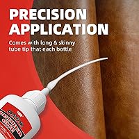 Vista 7 de Pegamento para cuero, 1.06 oz (30 g), pegamento permanente para cuero, gel de pegamento universal, unión instantánea, pegamento para ropa para todas
