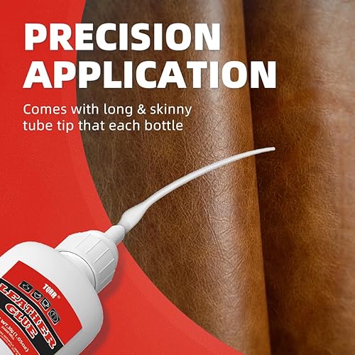 Miniatura 7 de Pegamento para cuero, 1.06 oz (30 g), pegamento permanente para cuero, gel de pegamento universal, unión instantánea, pegamento para ropa para todas