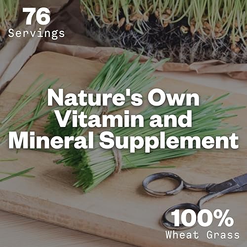 Miniatura 3 de Polvo de pasto de trigo, 8 onzas, polvo de hierba de trigo, superalimento verde para ensaladas, batidos y batidos, superalimento en polvo rico en