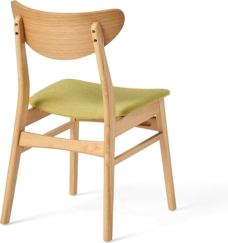 Miniatura 9 de Christopher Knight Home Sillas de comedor de tela de anís, juego de 2 piezas, té verde