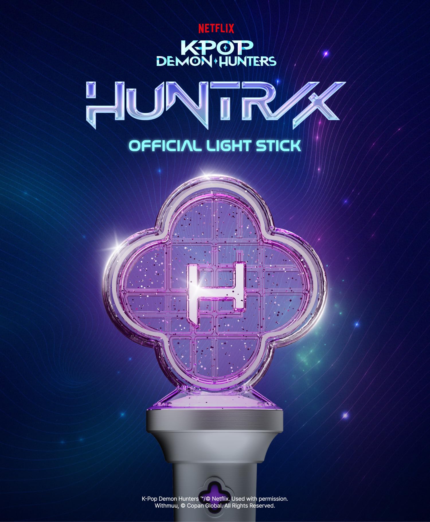 2SET KPOP DEMON HUNTERS OFFICIAL LIGHT STICK (HUNTRIX/SAJA BOYS