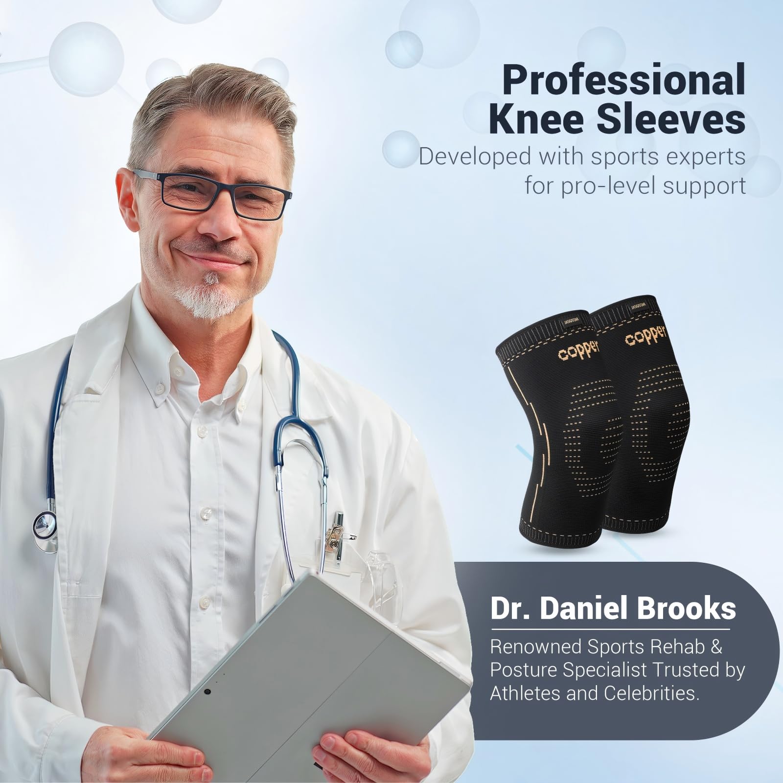 Amazon.com: Janustar Copper Knee Braces for Men & Women – Knee