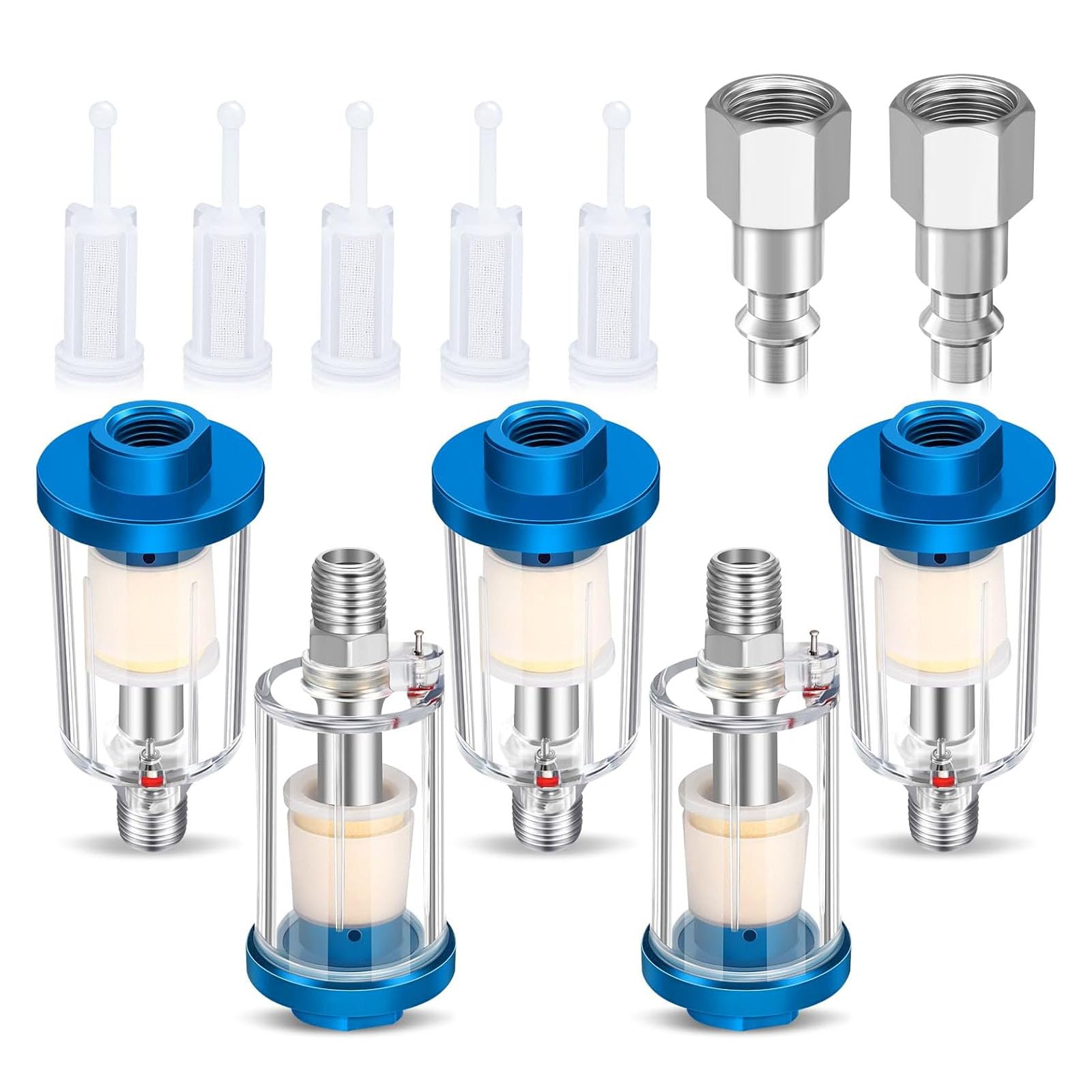 Separador de aceite y agua para compresor de aire y piezas neumáticas de 1/4