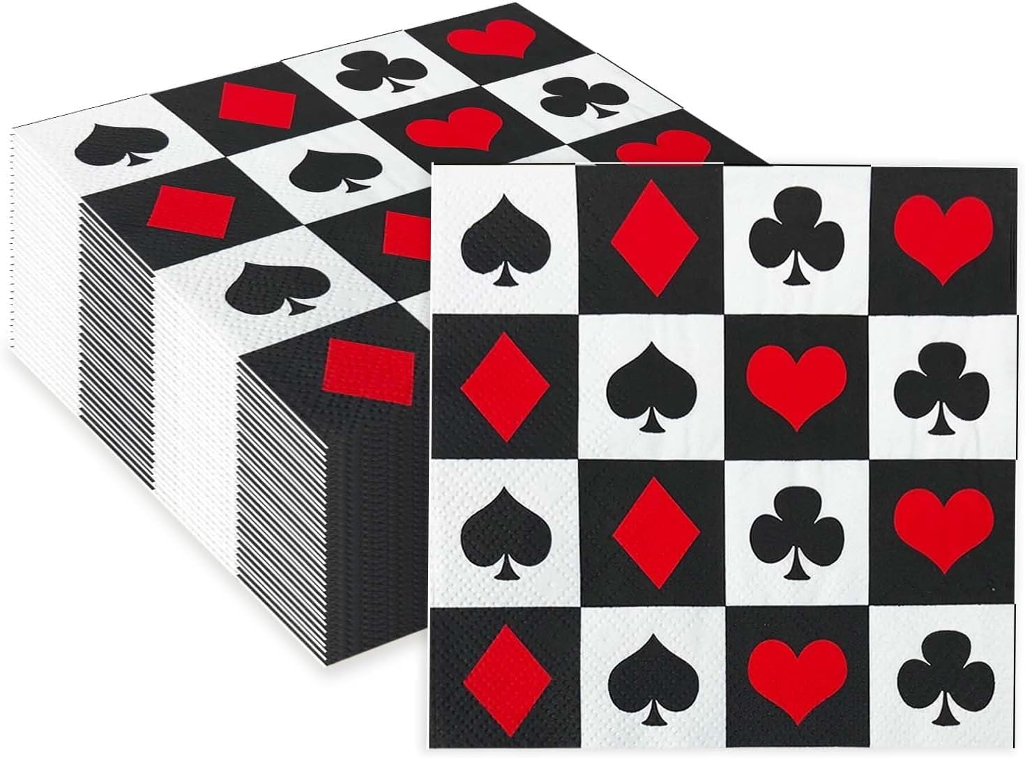 PRP Creation Casino for Las Vegas Party Supplies Casino Theme Party Disposable Napkins Las Vegas Paper Napkins Casino Poker Themed Luncheon Paper Napkins (20 Pcs)-image-15