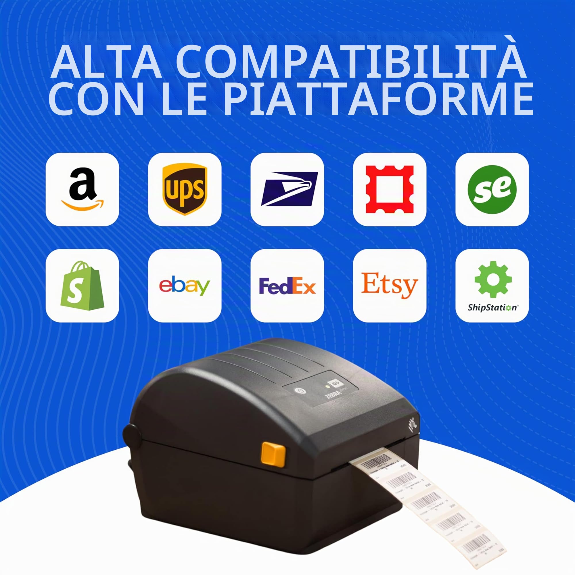 Zebra Stampante termica diretta ZD220 standard EZPL USB