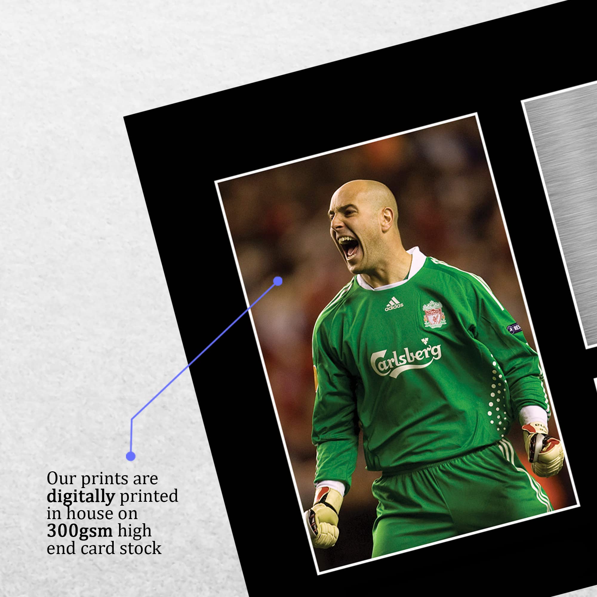 HWC Trading A4 Pepe Reina Gifts Printed Signed Autograph Picture