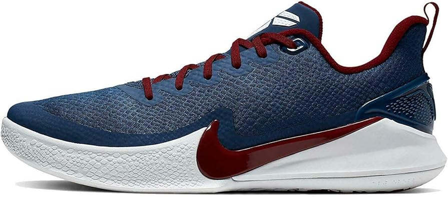 kobe red white and blue shoes