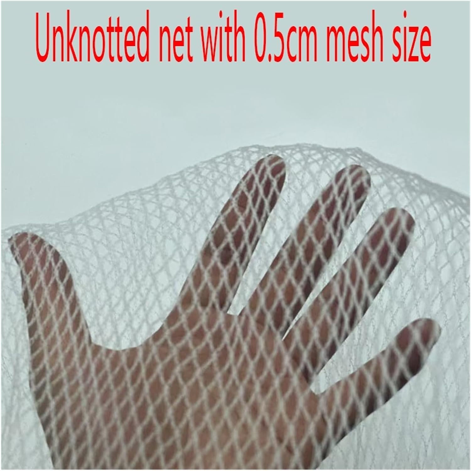 Nylon Anti Bird Netting 0.5 Mesh Nylon Bird Barrier Net Ideal Grapevine Defense Solution Reusable Protective Garden Netting Anti(1x10m)
